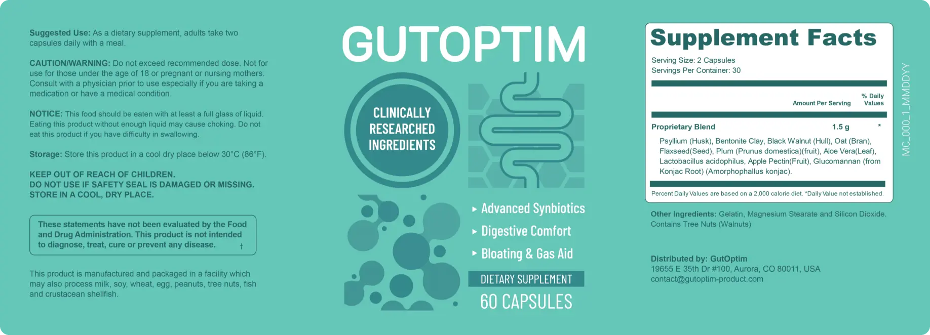 GutOptim™ scientific refrences